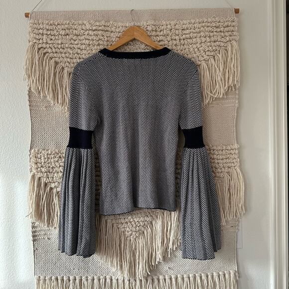 Slate & Willow Pleated Sleeve Sweater - Picture 6 of 6